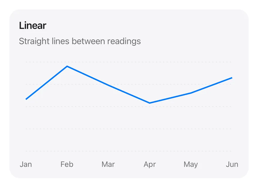 Line (linear) on iOS in light mode