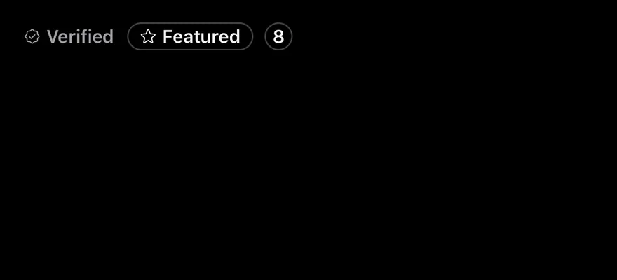 Badge (with icon) on iOS in dark mode