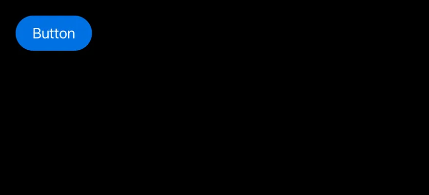 Button on iOS in dark mode