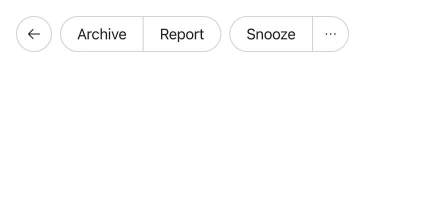 Button Group (outline) on iOS in light mode