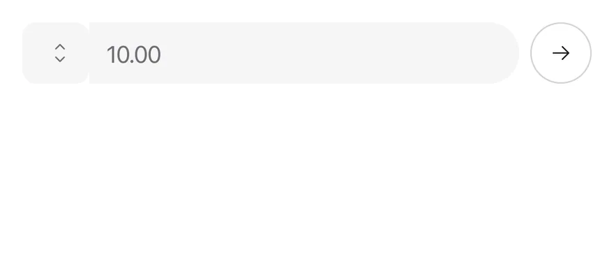 Button Group (with select) on iOS in light mode
