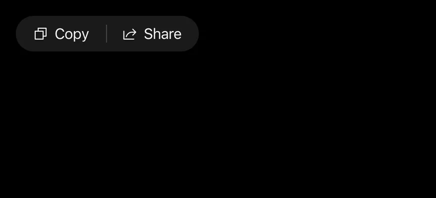 Button Group (with separator) on iOS in dark mode