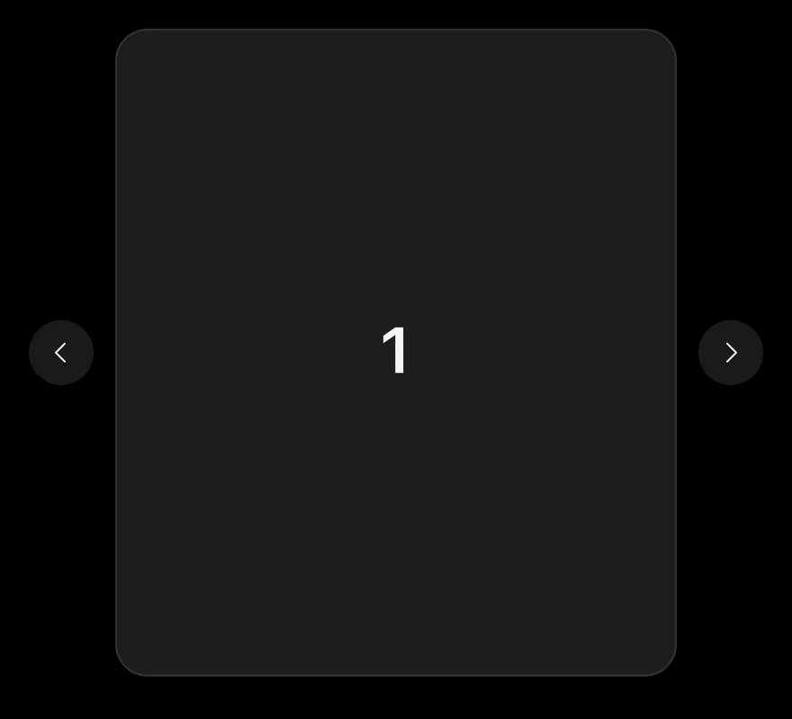 Carousel (loop) on iOS in dark mode