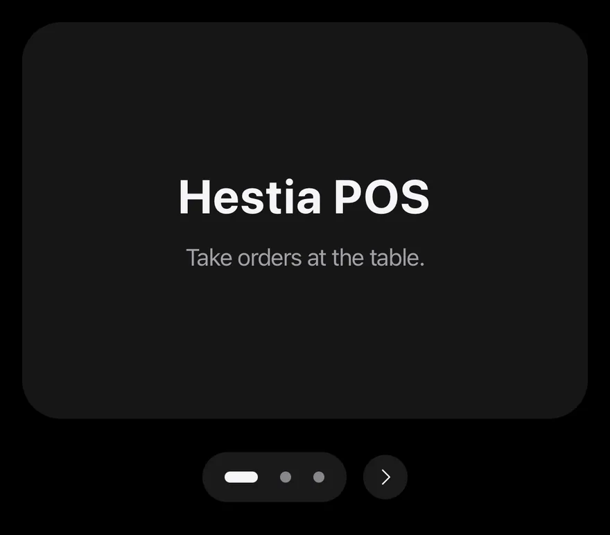 Carousel (spotlight) on iOS in dark mode