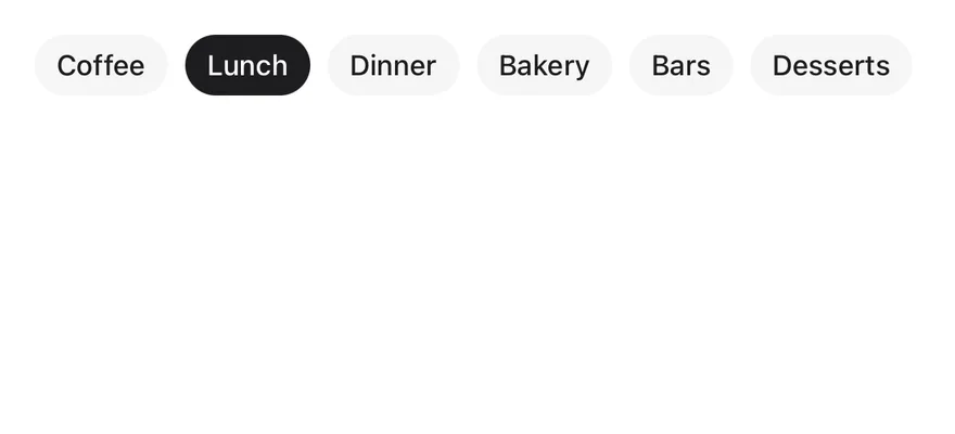 Chip (group uncontrolled) on iOS in light mode