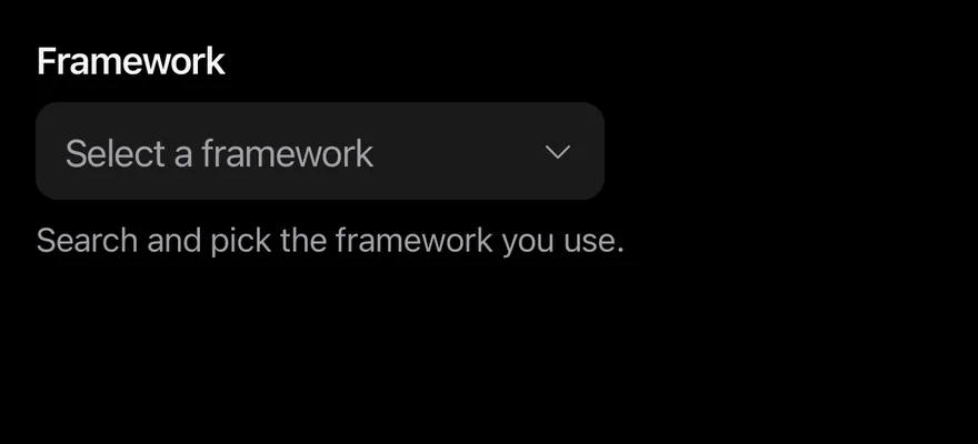 Combobox (with label) on iOS in dark mode