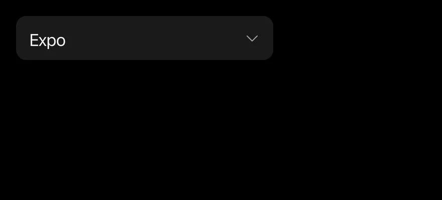 Combobox (with value) on iOS in dark mode