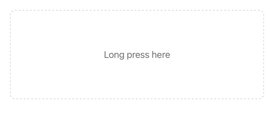 Context Menu on iOS in light mode