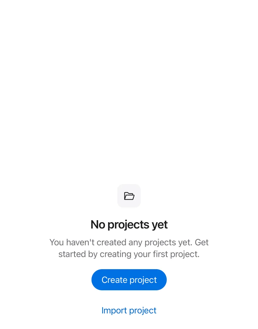 Empty on iOS in light mode