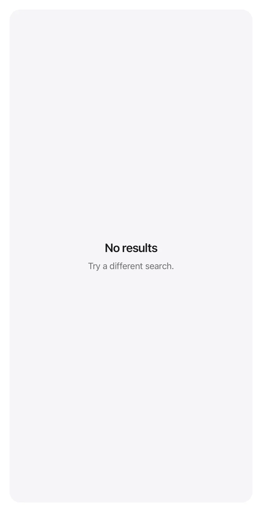 Empty (muted) on iOS in light mode