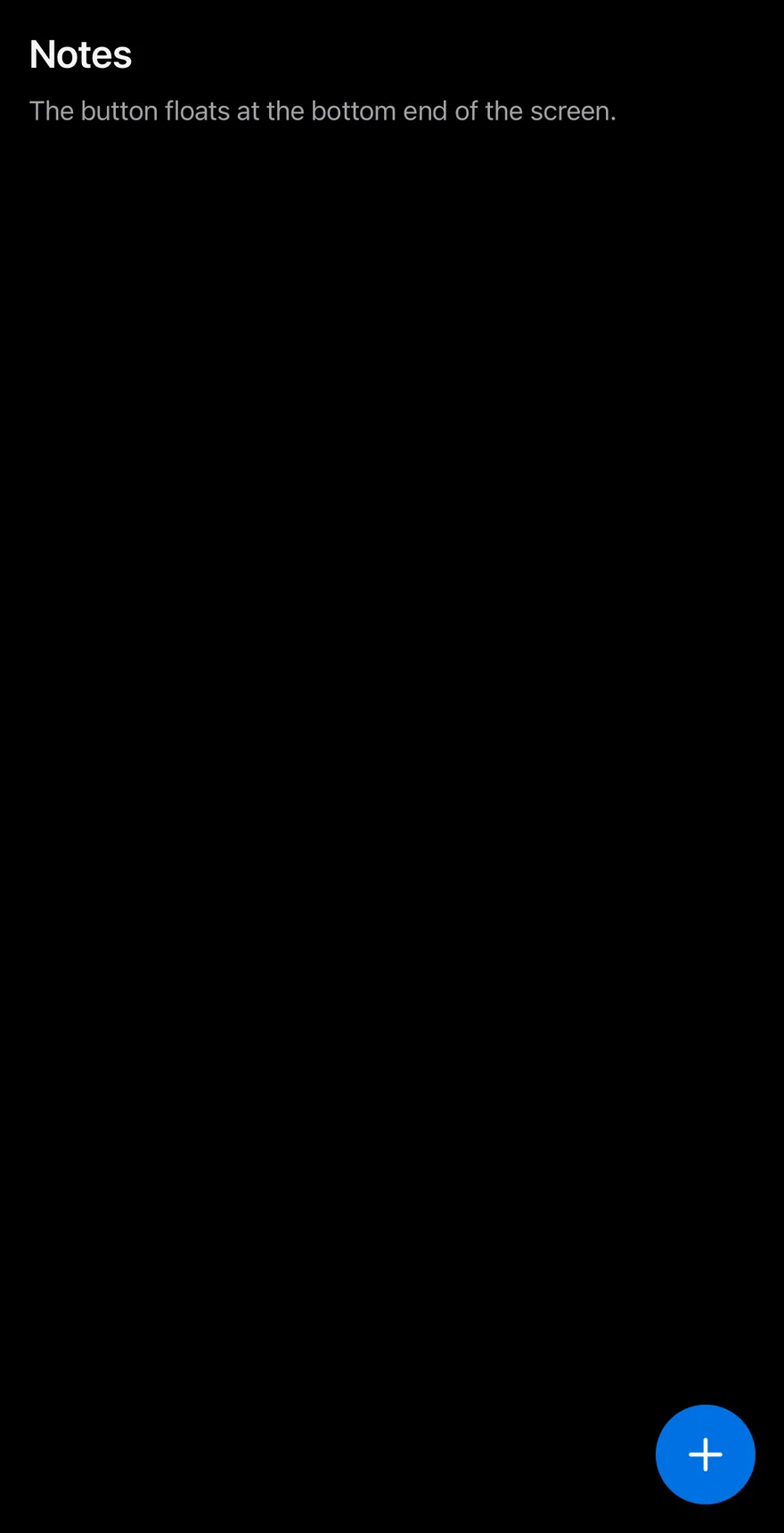 Fab on iOS in dark mode