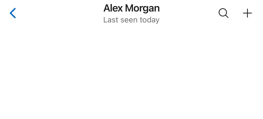 Header (subtitle) on iOS in light mode
