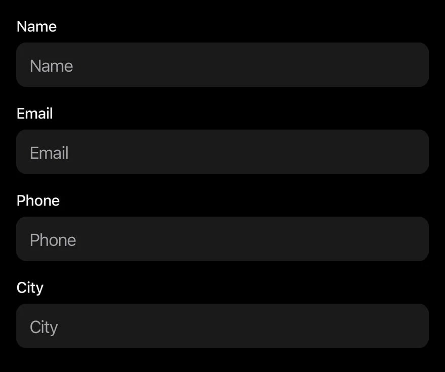 Input Accessory Bar on iOS in dark mode
