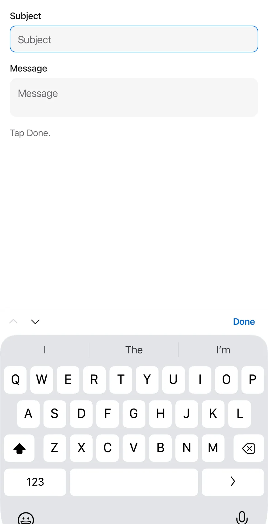 Input Accessory Bar (with textarea) on iOS in light mode