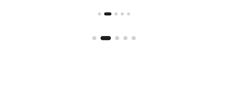 Page Indicator (sizes) on iOS in light mode