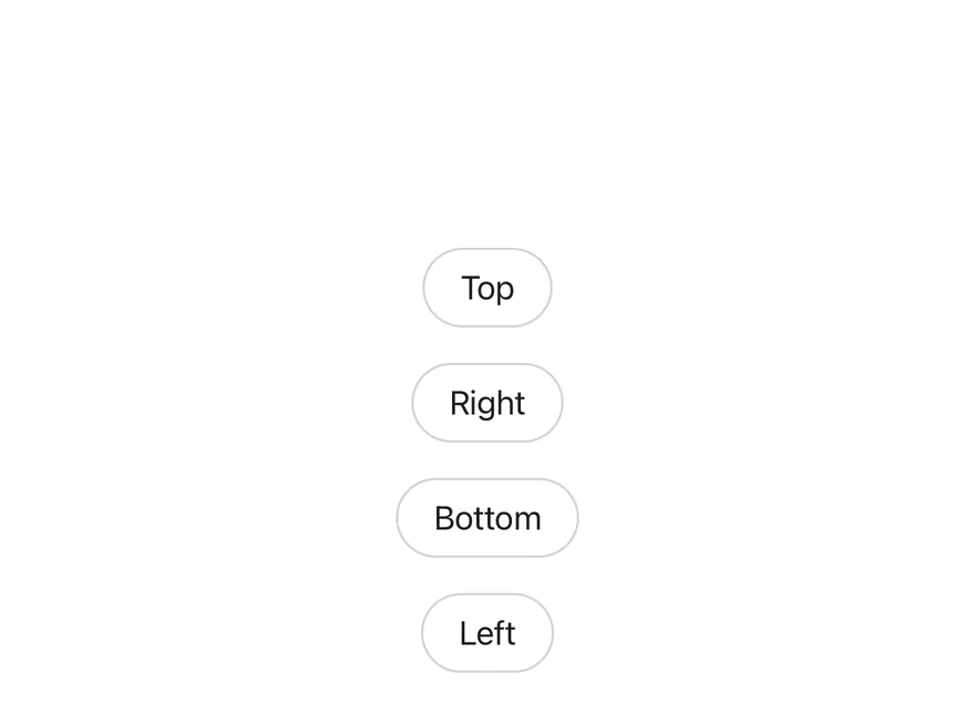 Popover (sides) on iOS in light mode