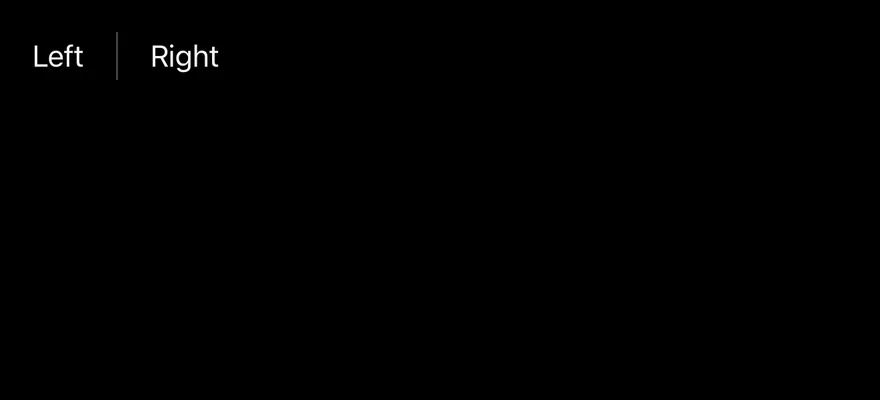 Separator (vertical) on iOS in dark mode