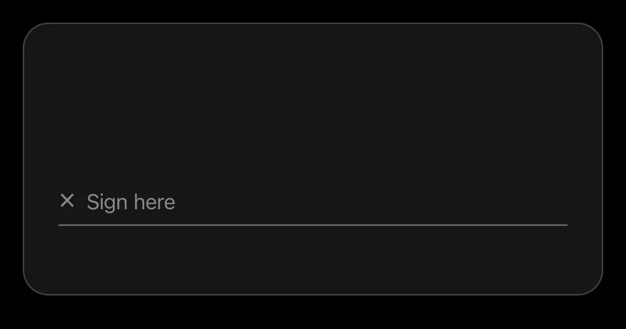Signature Pad on iOS in dark mode