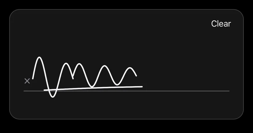 Signature Pad (signed) on iOS in dark mode