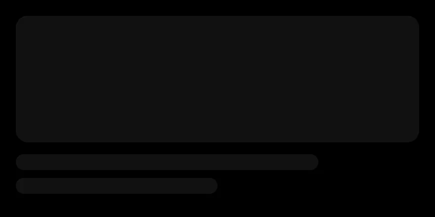 Skeleton (card) on iOS in dark mode