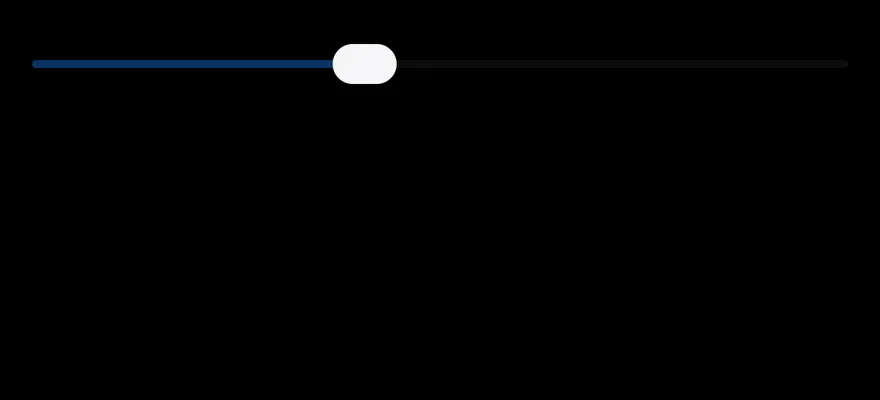 Slider (disabled) on iOS in dark mode