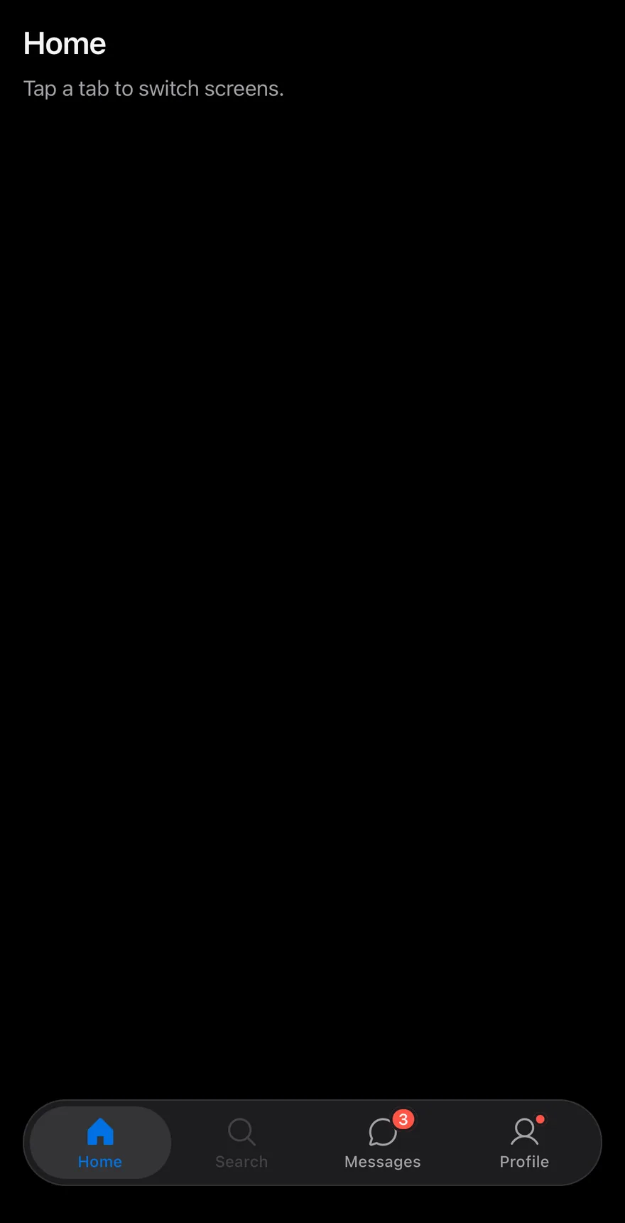 Tab Bar (disabled item) on iOS in dark mode