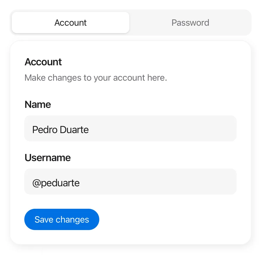 Tabs on iOS in light mode