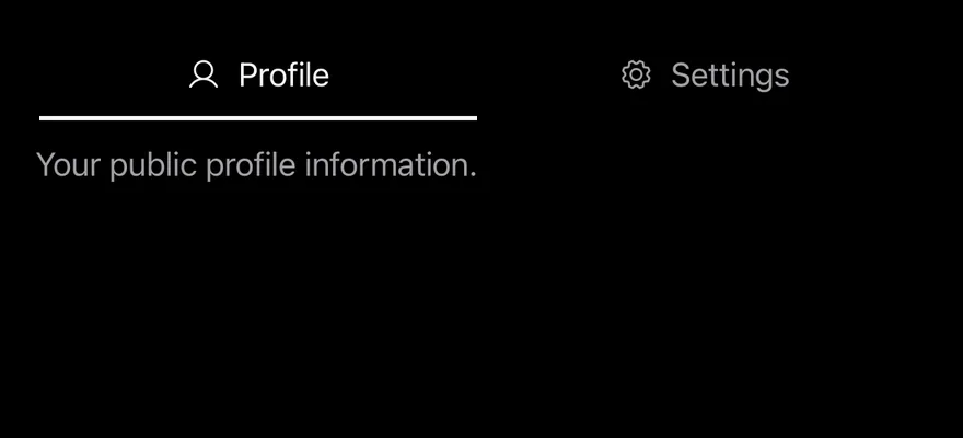 Tabs (with icons line) on iOS in dark mode