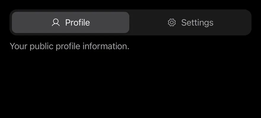 Tabs (with icons) on iOS in dark mode