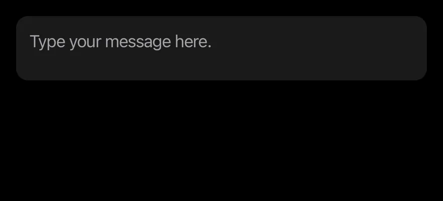 Textarea on iOS in dark mode