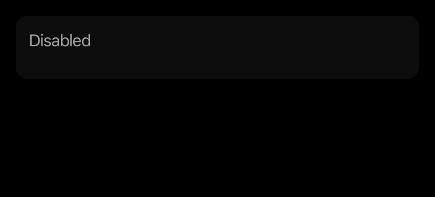 Textarea (disabled) on iOS in dark mode