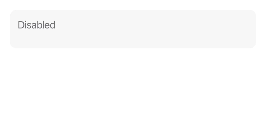 Textarea (disabled) on iOS in light mode