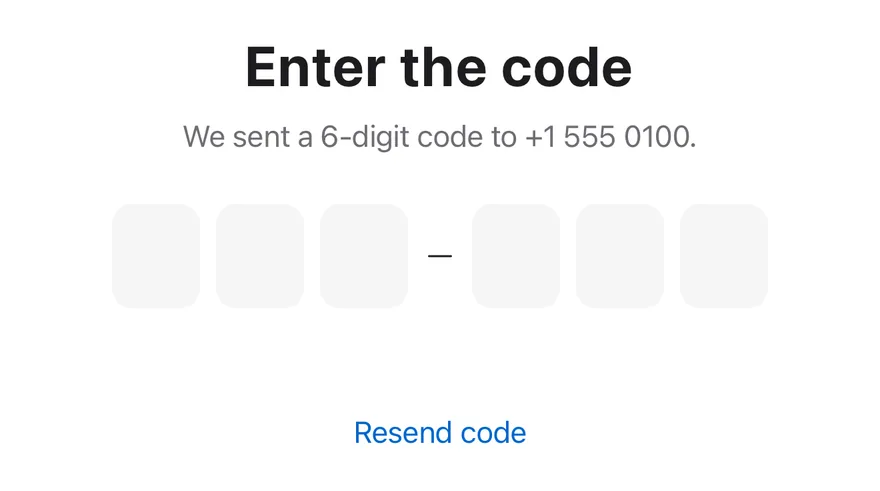 Otp Autofill on iOS in light mode