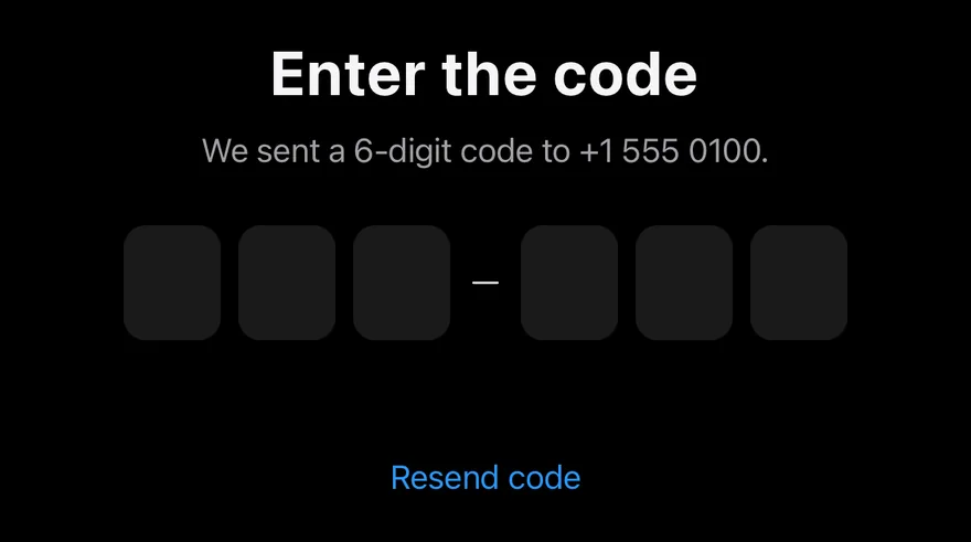 Otp Autofill (wrong code) on iOS in dark mode