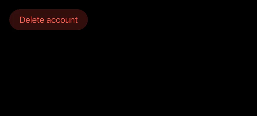 Confirm on iOS in dark mode