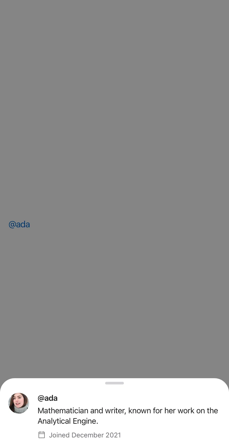Preview (attached) on iOS in light mode