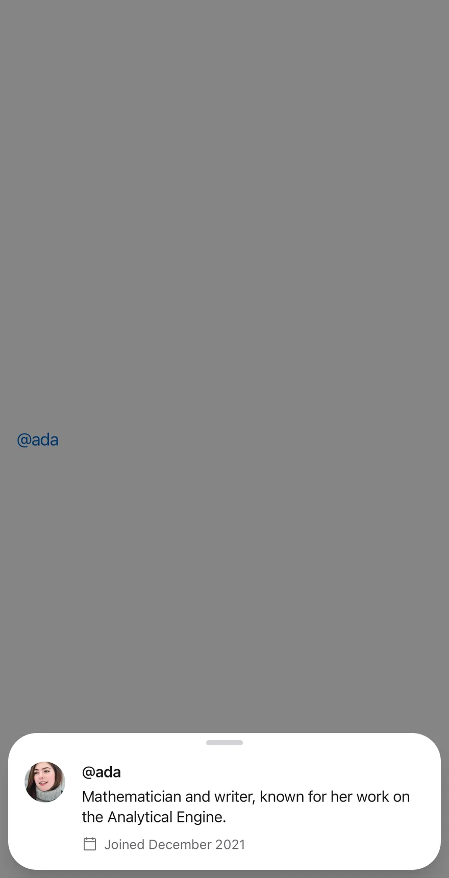 Preview (open by default) on iOS in light mode