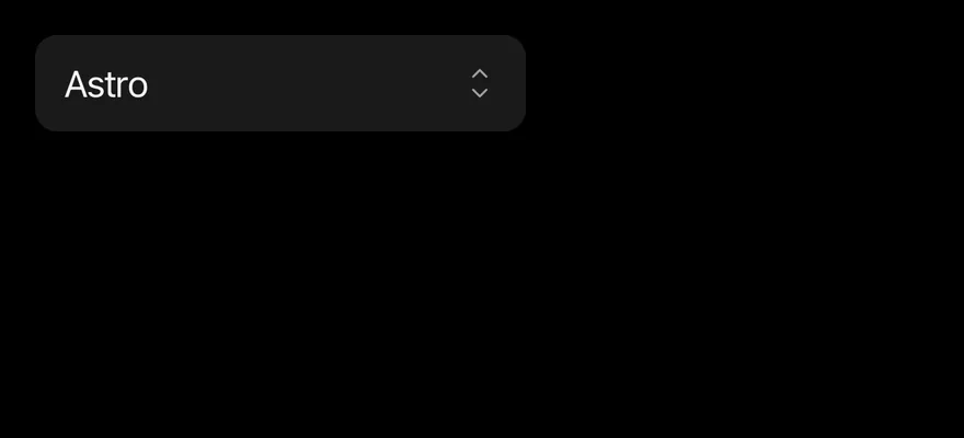 Search Picker (with value) on iOS in dark mode