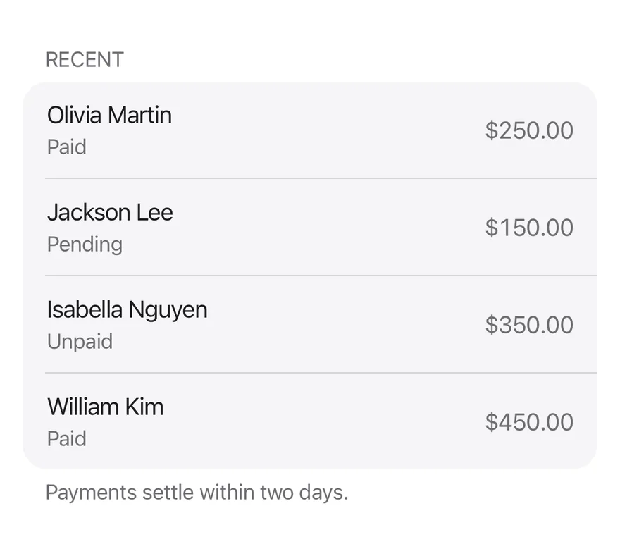 Table List (with flat list) on iOS in light mode